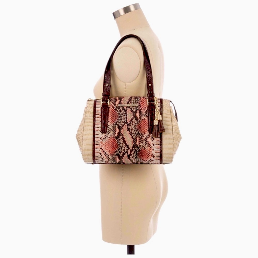 NWT BRAHMIN SMALL ALICE PINK COLLINS - Picture 11 of 11